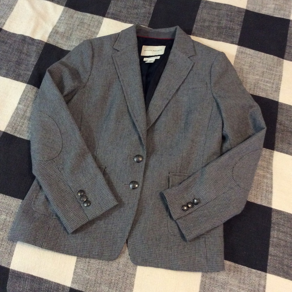 Banana Republic wool blend blazer